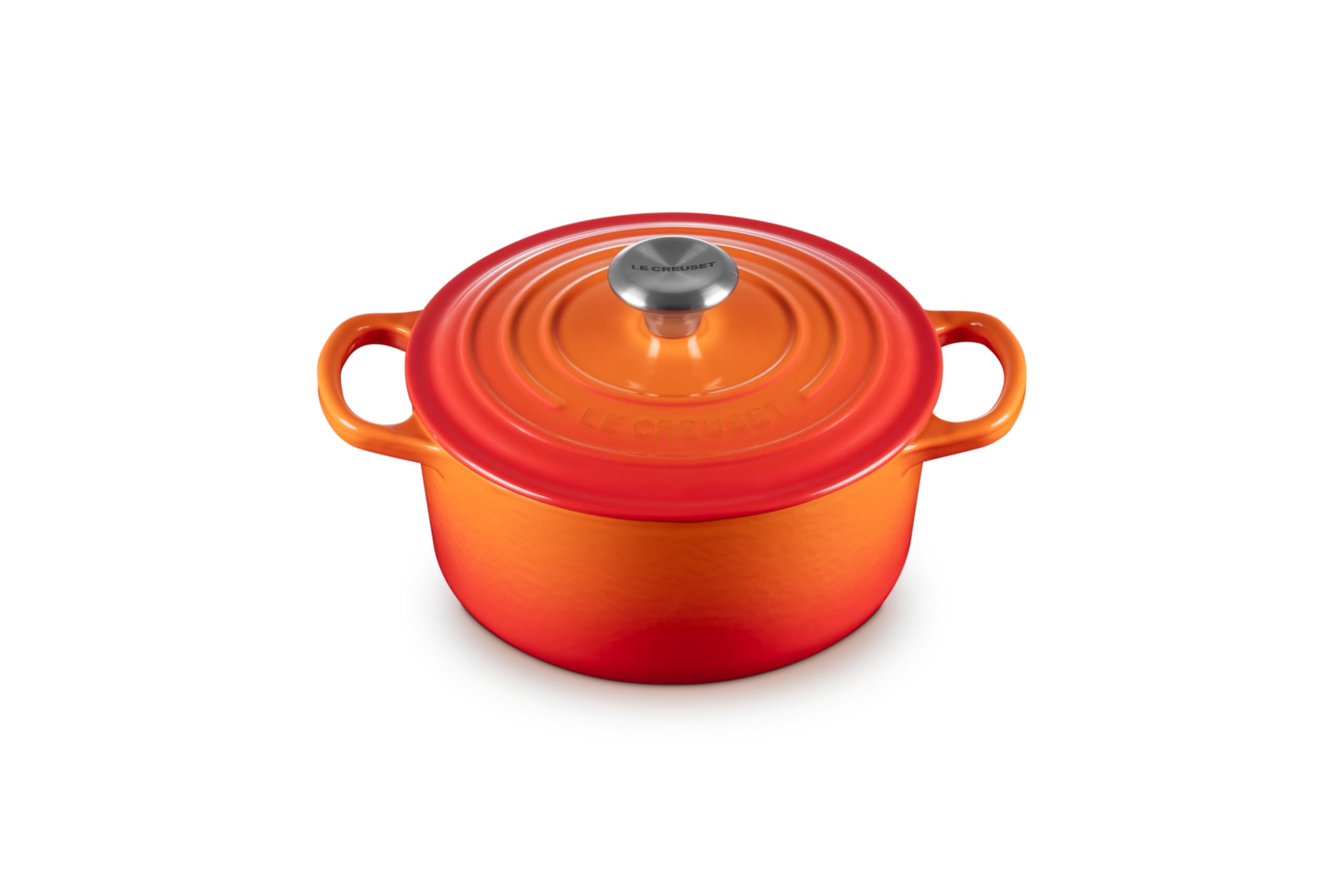 Le Creuset Enameled Cast Iron Signature Round Dutch Oven, 7.25 qt., Cerise