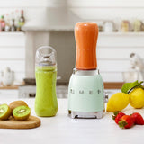 SMEG 50's Retro Style Personal Blender with Backlit Knob and Two 600 ML BPA Free bottles