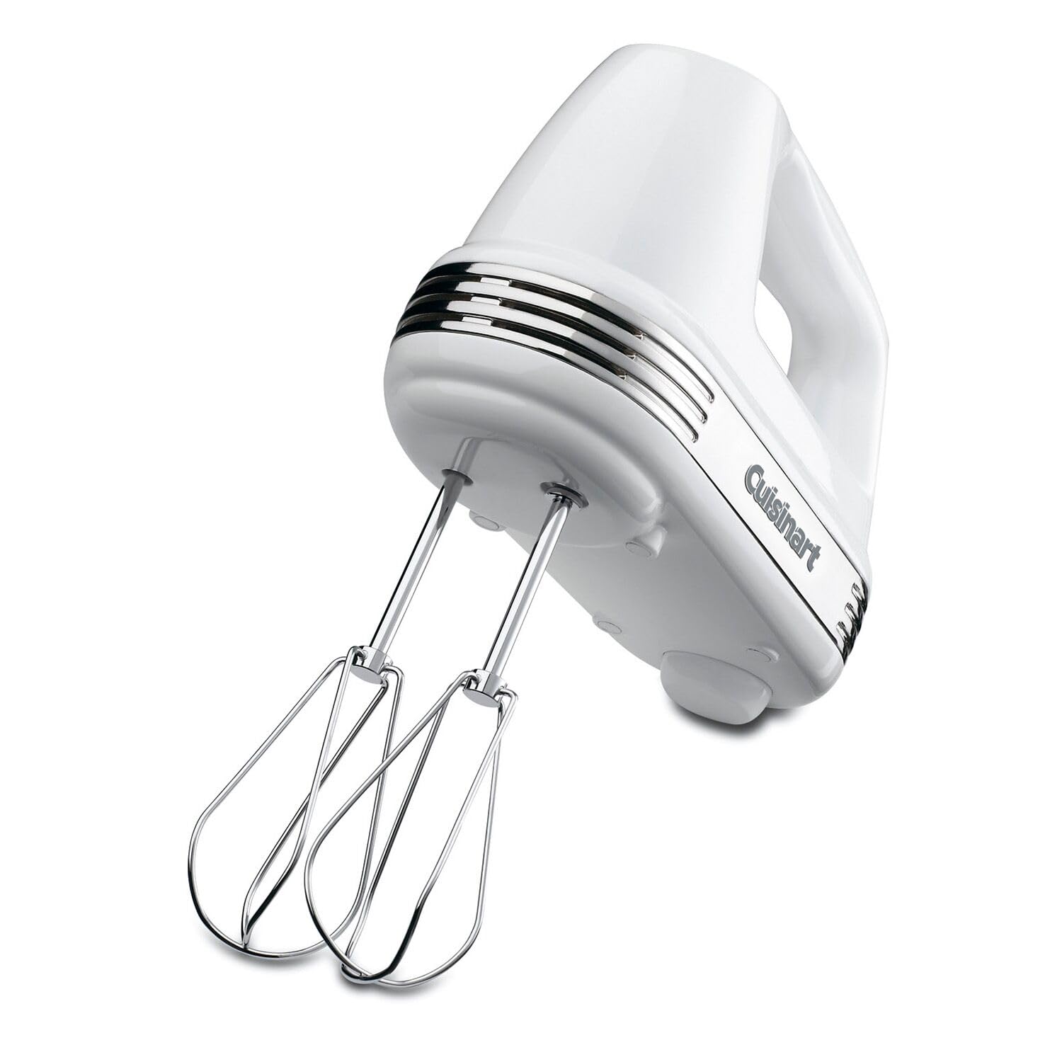 Cuisinart Power Advantage Plus 9-Speed Hand Mixer, 220W Motor, Electric Mixer with Dishwasher-Safe Beaters, Storage Case, HM-90BCS, Brushed Chrome