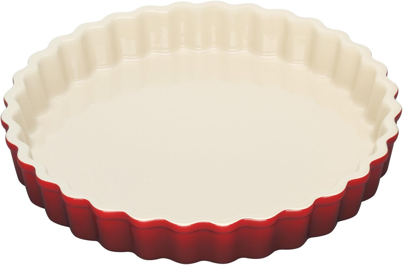 Le Creuset Stoneware Tart Dish, 1.5 qt. (9"), Cerise
