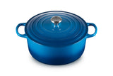 Le Creuset Enameled Cast Iron Signature Round Dutch Oven, 7.25 qt., Cerise