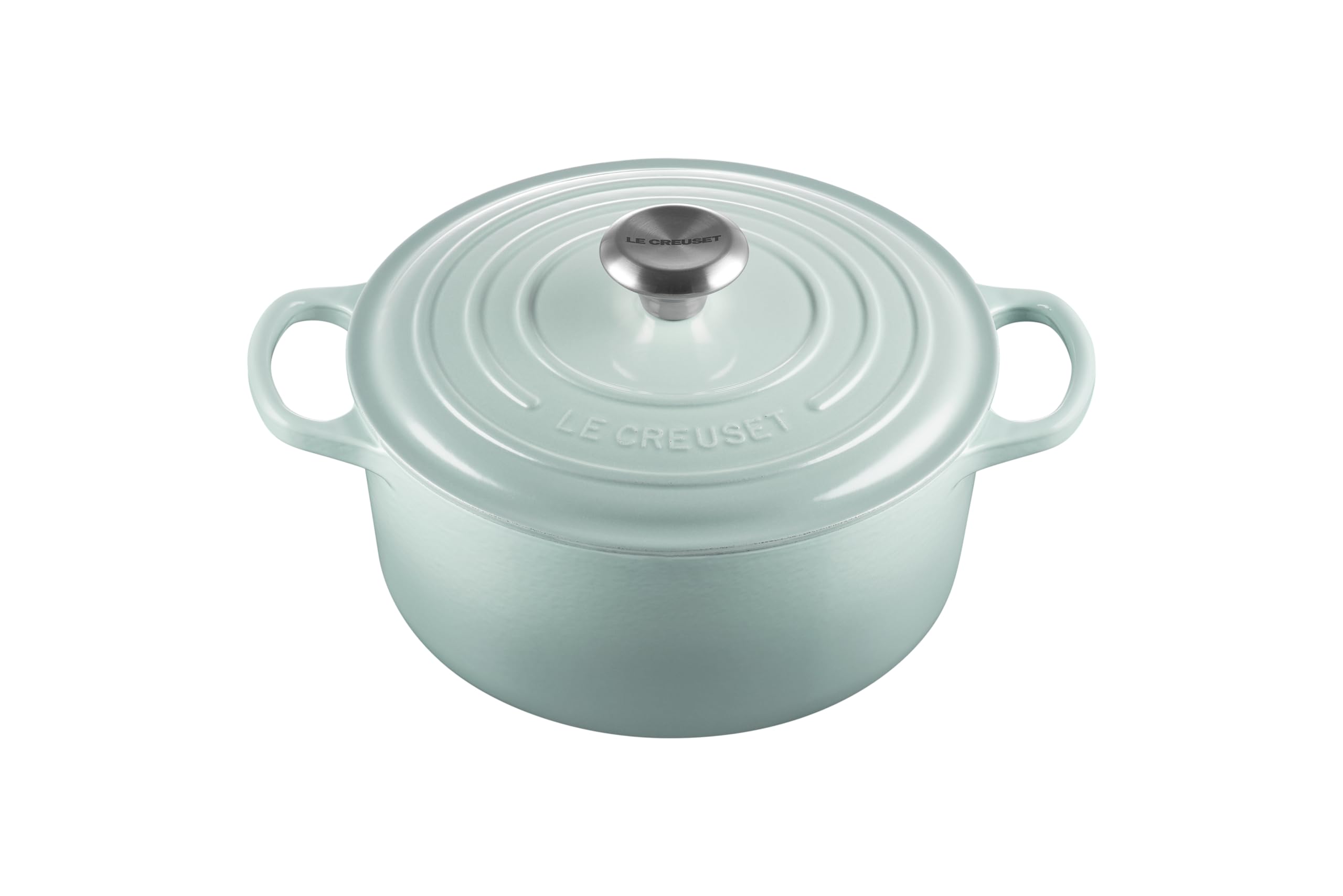 Le Creuset Enameled Cast Iron Signature Round Dutch Oven, 7.25 qt., Cerise