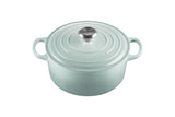Le Creuset Enameled Cast Iron Signature Round Dutch Oven, 7.25 qt., Cerise