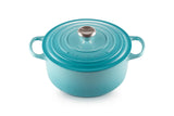 Le Creuset Enameled Cast Iron Signature Round Dutch Oven, 7.25 qt., Cerise