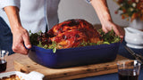 Le Creuset Enameled Cast Iron Signature Rectangular Roaster, 7 qt. (12.8" x 18.7"), Cerise