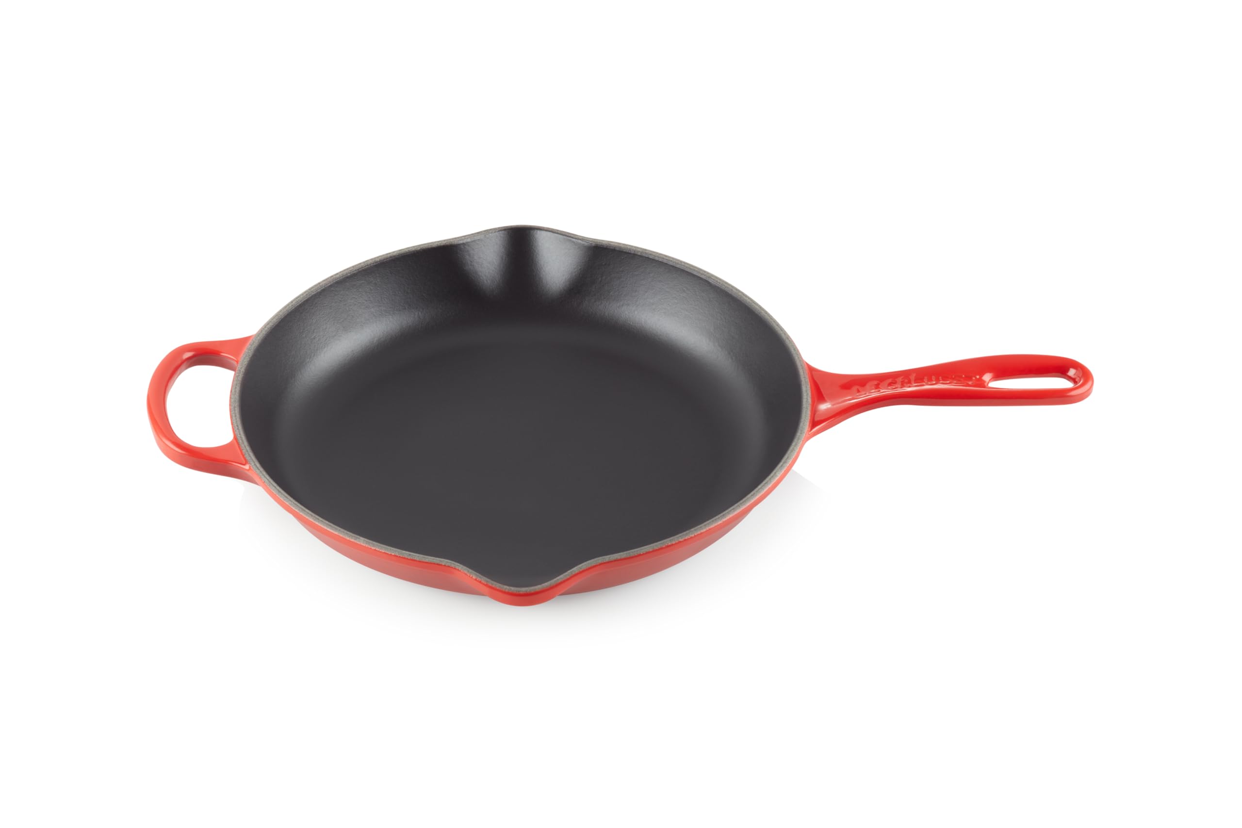Le Creuset Enameled Cast Iron Signature Iron Handle Skillet, 11.75", Cerise