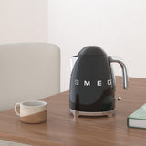 SMEG 50's Retro Style 7 Cup Electric Water Kettle with Automatic Shutoff, Removable Base, and Water Indicator, KLF03CHMUS, Matte Campagne