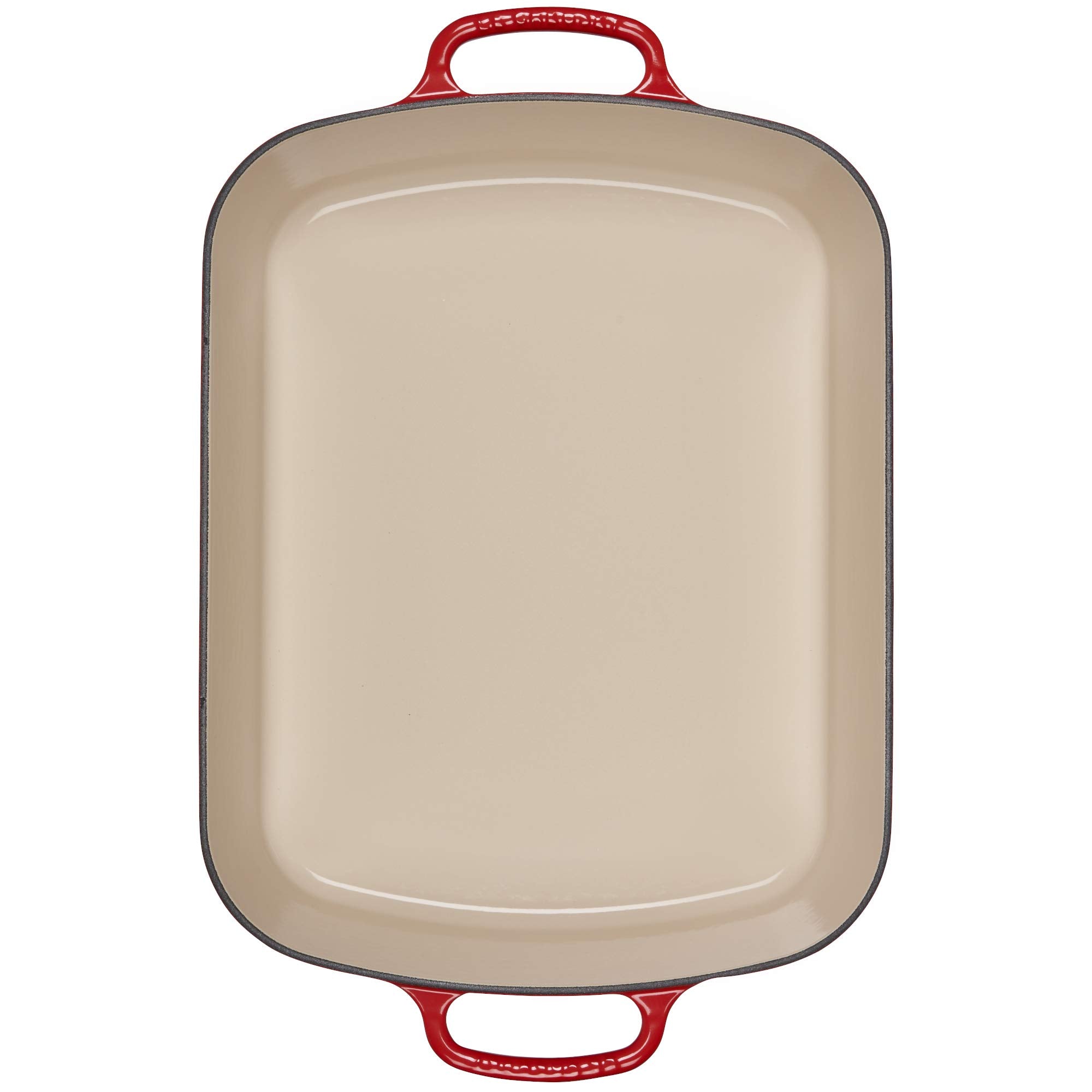 Le Creuset Enameled Cast Iron Signature Rectangular Roaster, 7 qt. (12.8" x 18.7"), Cerise