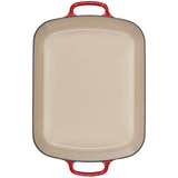Le Creuset Enameled Cast Iron Signature Rectangular Roaster, 7 qt. (12.8" x 18.7"), Cerise