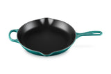 Le Creuset Enameled Cast Iron Signature Iron Handle Skillet, 11.75", Cerise