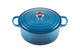 Le Creuset Enameled Cast Iron Signature Round Dutch Oven, 7.25 qt., Cerise