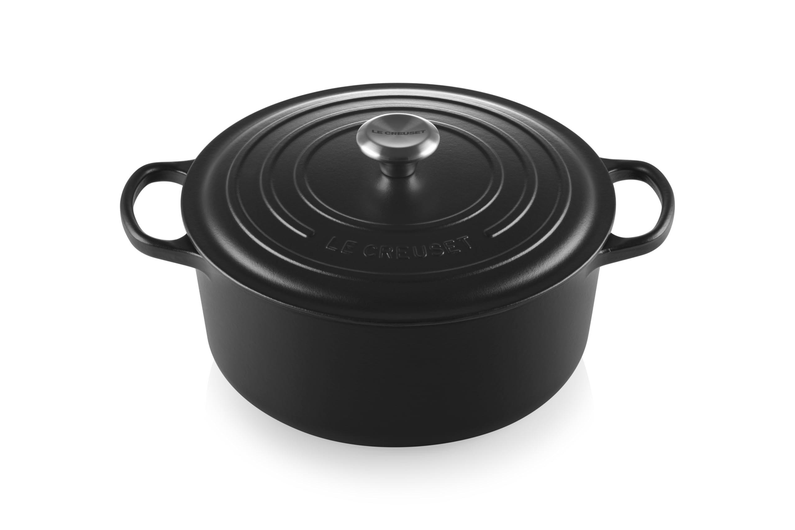 Le Creuset Enameled Cast Iron Signature Round Dutch Oven, 7.25 qt., Cerise