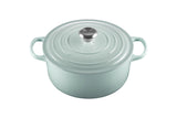 Le Creuset Enameled Cast Iron Signature Round Dutch Oven, 7.25 qt., Cerise