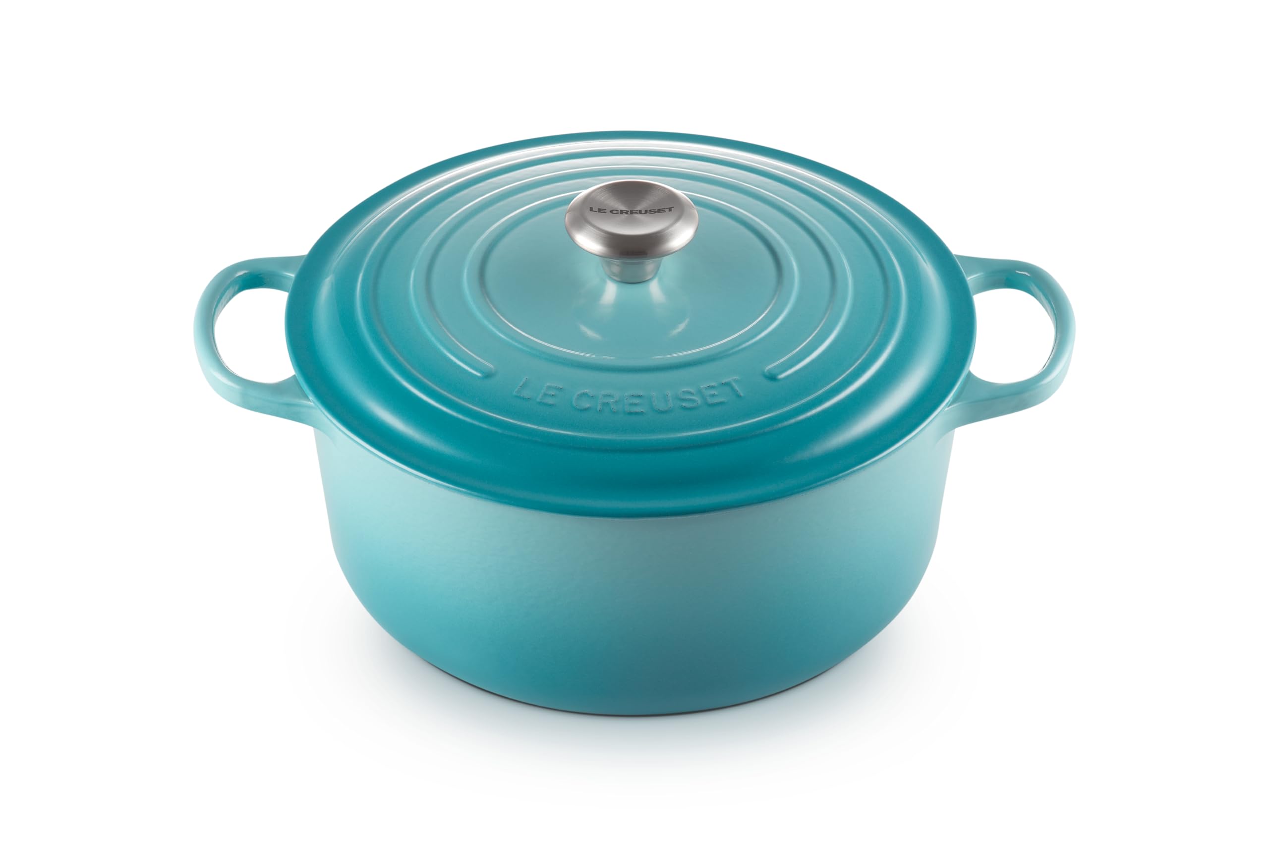 Le Creuset Enameled Cast Iron Signature Round Dutch Oven, 7.25 qt., Cerise
