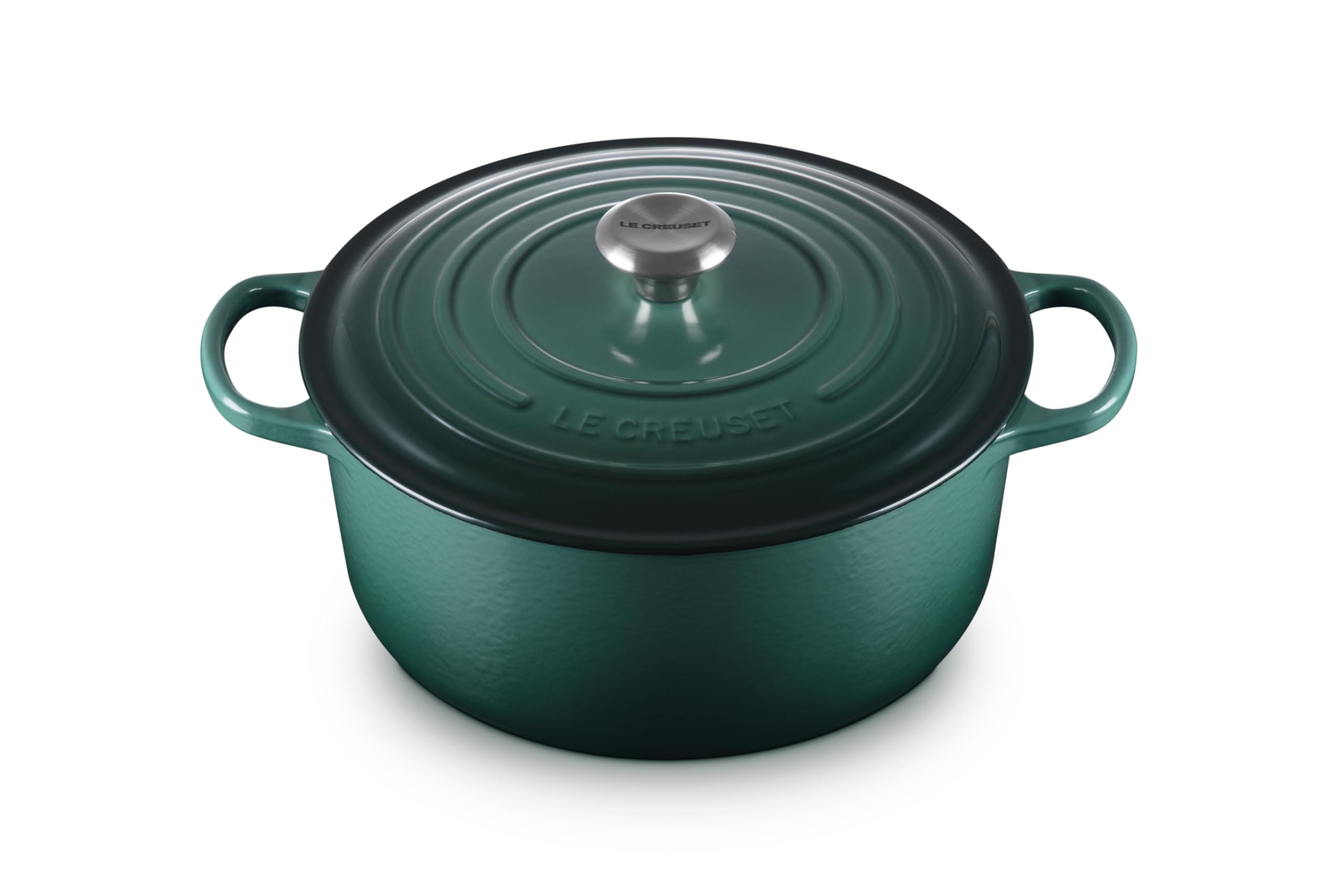 Le Creuset Enameled Cast Iron Signature Round Dutch Oven, 7.25 qt., Cerise