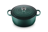 Le Creuset Enameled Cast Iron Signature Round Dutch Oven, 7.25 qt., Cerise