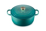 Le Creuset Enameled Cast Iron Signature Round Dutch Oven, 7.25 qt., Cerise