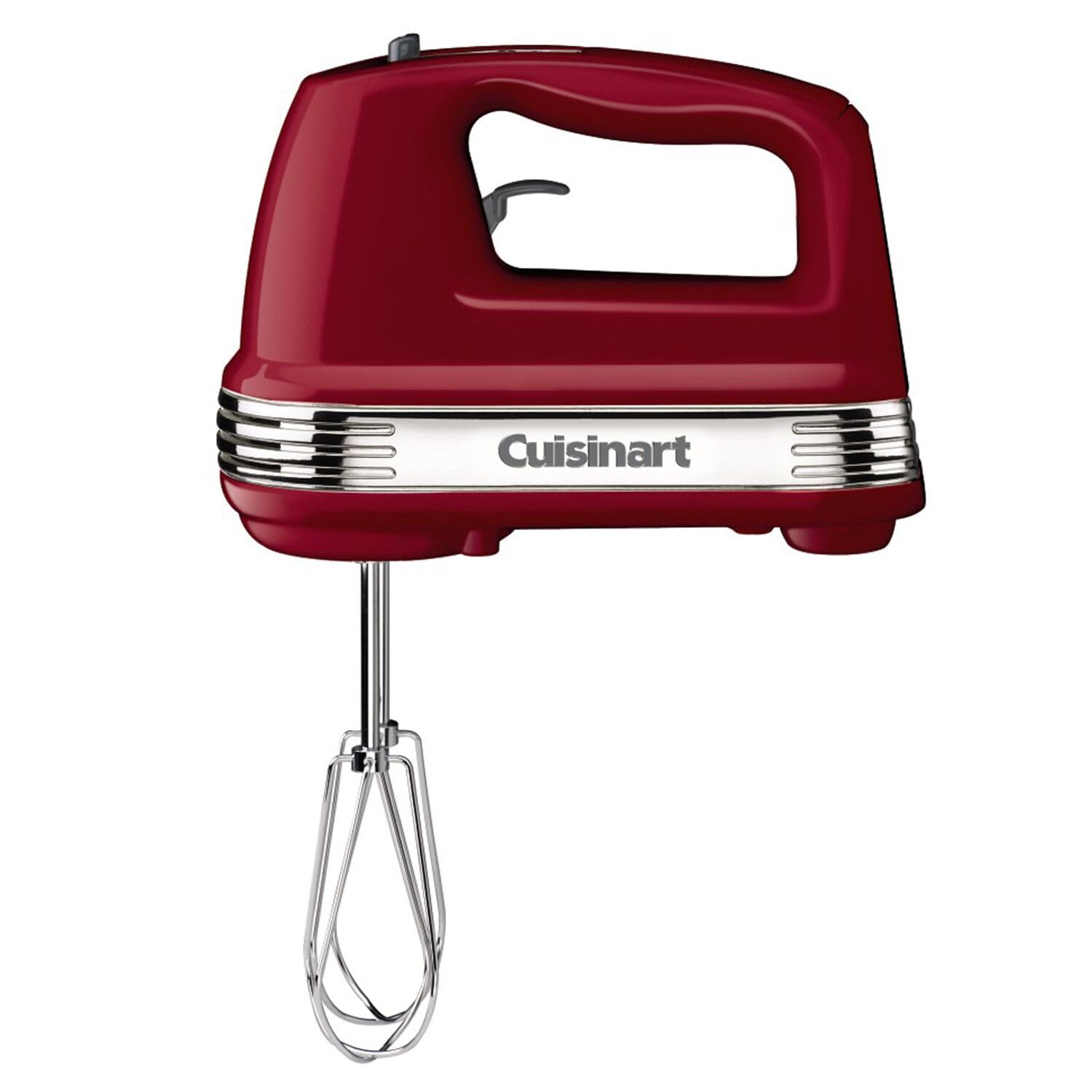 Cuisinart Power Advantage Plus 9-Speed Hand Mixer, 220W Motor, Electric Mixer with Dishwasher-Safe Beaters, Storage Case, HM-90BCS, Brushed Chrome