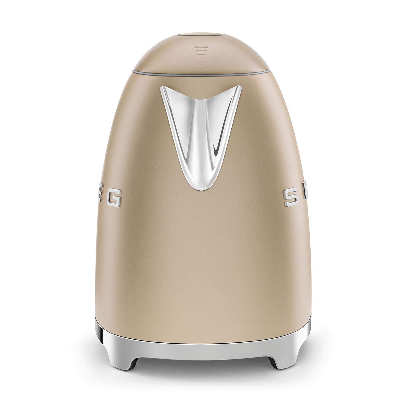 SMEG 50's Retro Style 7 Cup Electric Water Kettle with Automatic Shutoff, Removable Base, and Water Indicator, KLF03CHMUS, Matte Campagne