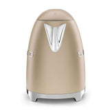 SMEG 50's Retro Style 7 Cup Electric Water Kettle with Automatic Shutoff, Removable Base, and Water Indicator, KLF03CHMUS, Matte Campagne
