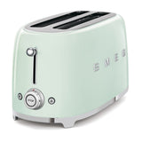 SMEG 2 Slice Toaster with 6 Presets and Defrost Function and Removable Crumb Tray TSF01RDUS, RED
