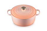 Le Creuset Enameled Cast Iron Signature Round Dutch Oven, 7.25 qt., Cerise