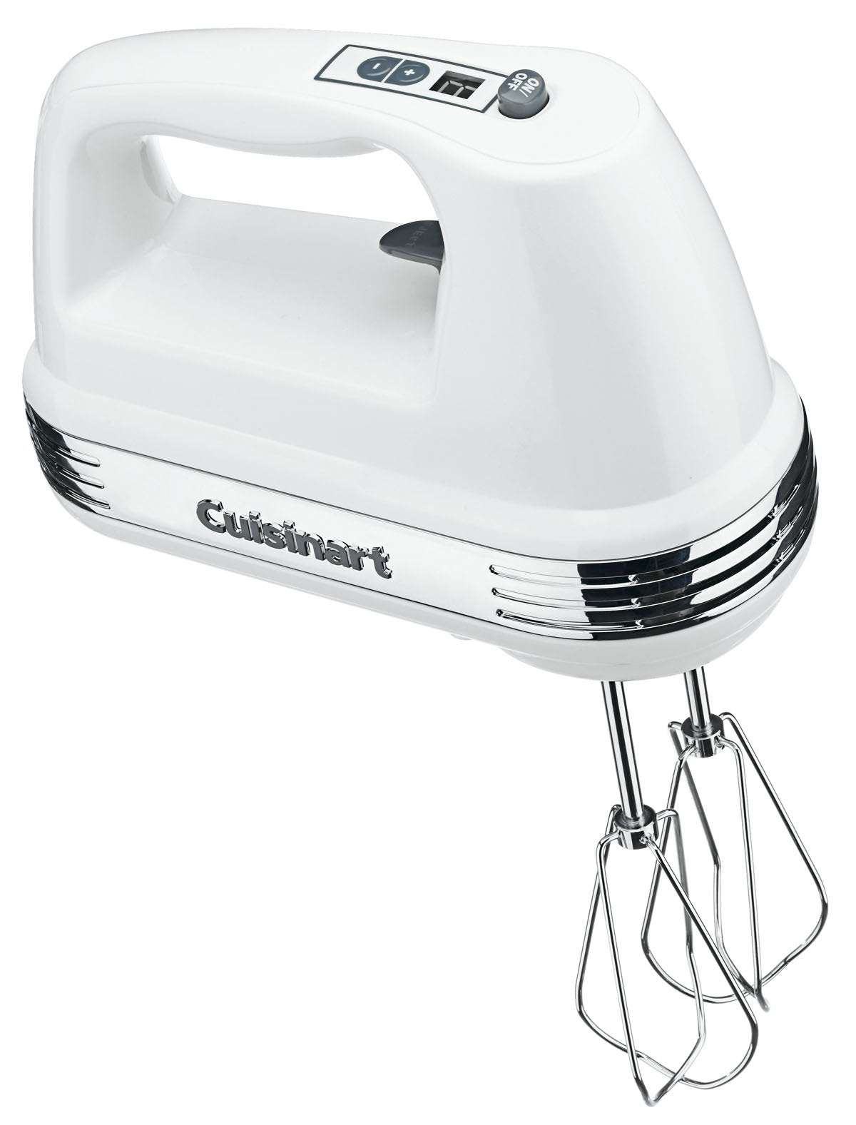 Cuisinart Power Advantage Plus 9-Speed Hand Mixer, 220W Motor, Electric Mixer with Dishwasher-Safe Beaters, Storage Case, HM-90BCS, Brushed Chrome