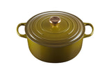 Le Creuset Enameled Cast Iron Signature Round Dutch Oven, 7.25 qt., Cerise