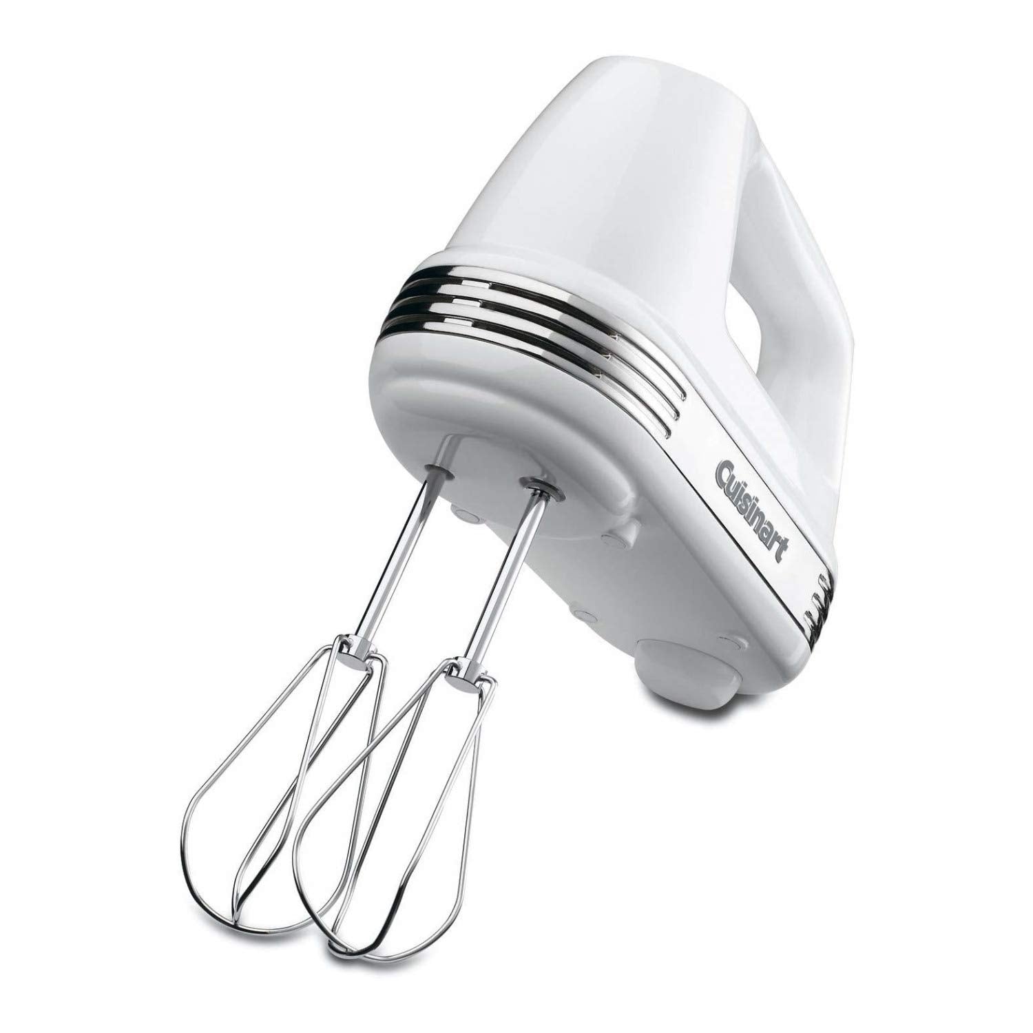 Cuisinart Power Advantage Plus 9-Speed Hand Mixer, 220W Motor, Electric Mixer with Dishwasher-Safe Beaters, Storage Case, HM-90BCS, Brushed Chrome