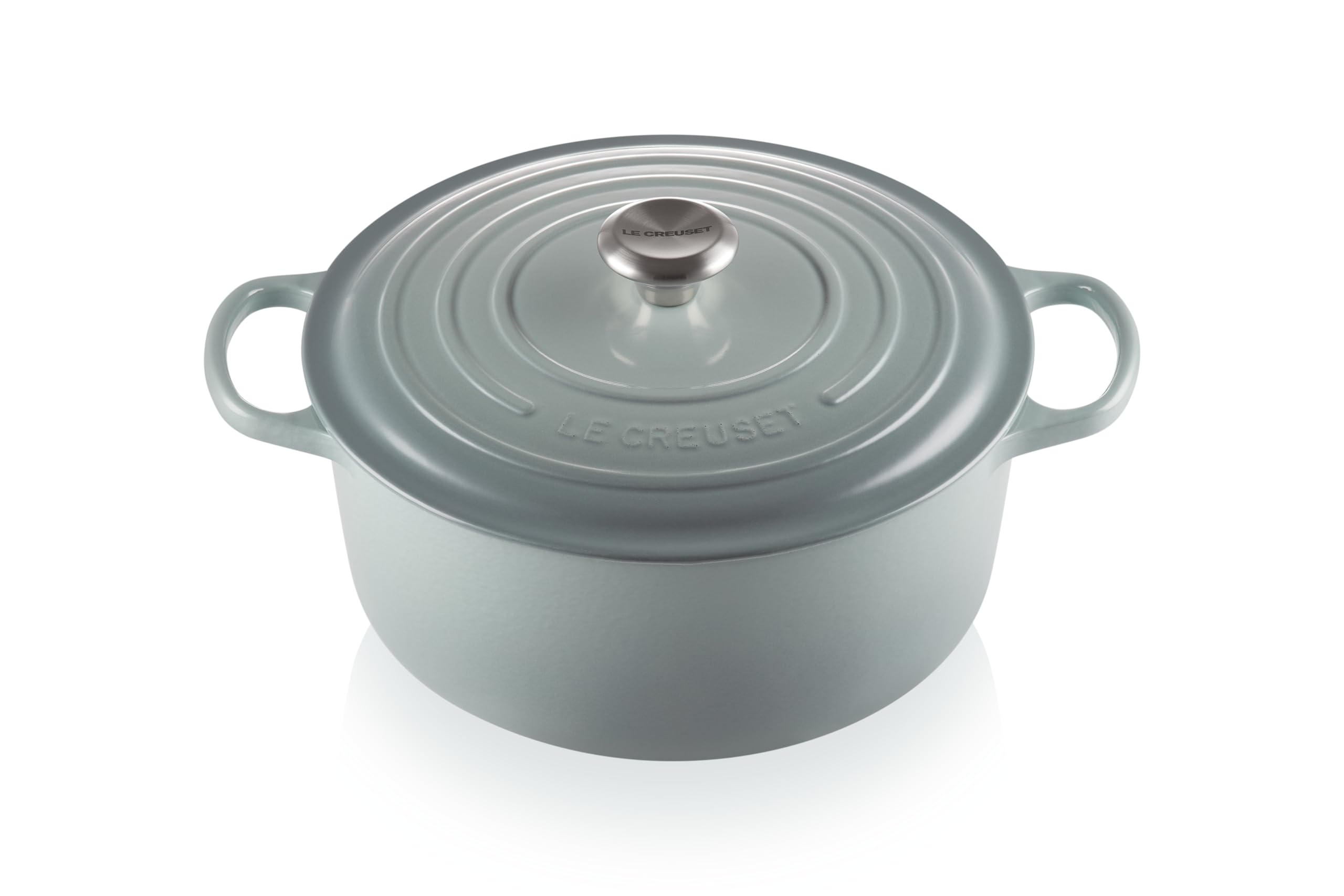 Le Creuset Enameled Cast Iron Signature Round Dutch Oven, 7.25 qt., Cerise