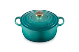Le Creuset Enameled Cast Iron Signature Round Dutch Oven, 7.25 qt., Cerise