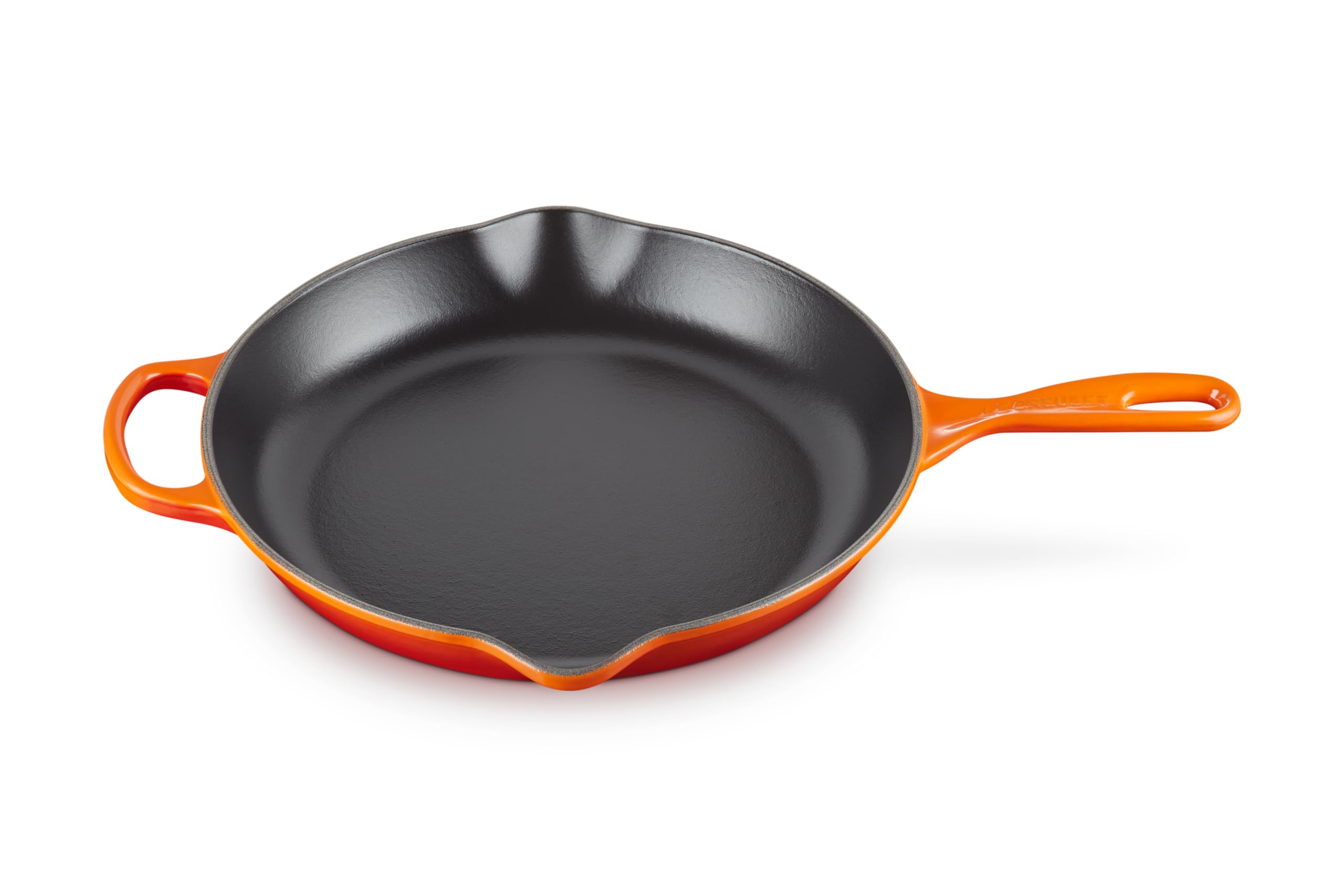 Le Creuset Enameled Cast Iron Signature Iron Handle Skillet, 11.75", Cerise