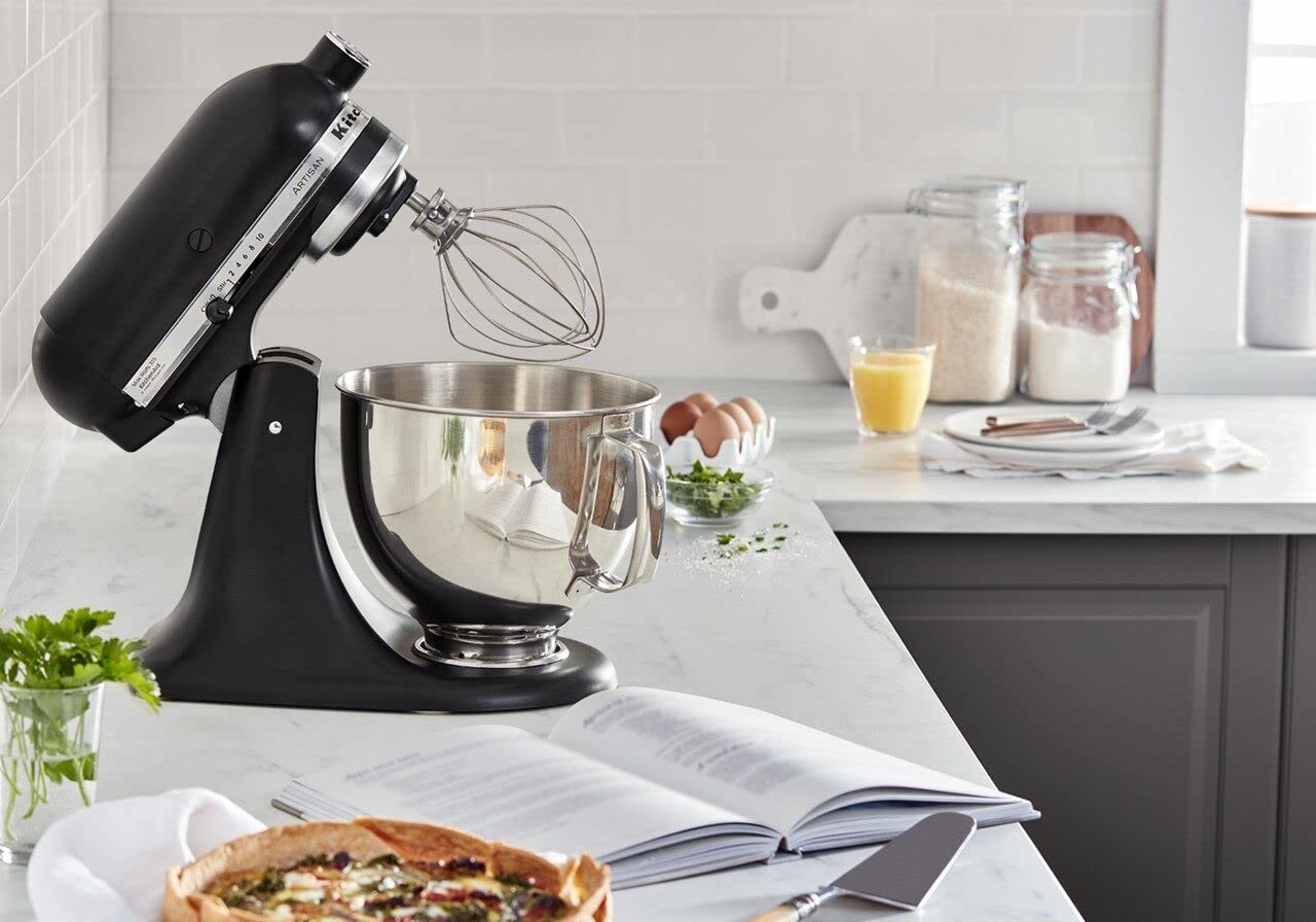 KitchenAid Artisan Series 5 Quart Tilt Head Stand Mixer with Pouring Shield KSM150PS, Milkshake
