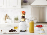 SMEG 50's Retro Style Personal Blender with Backlit Knob and Two 600 ML BPA Free bottles