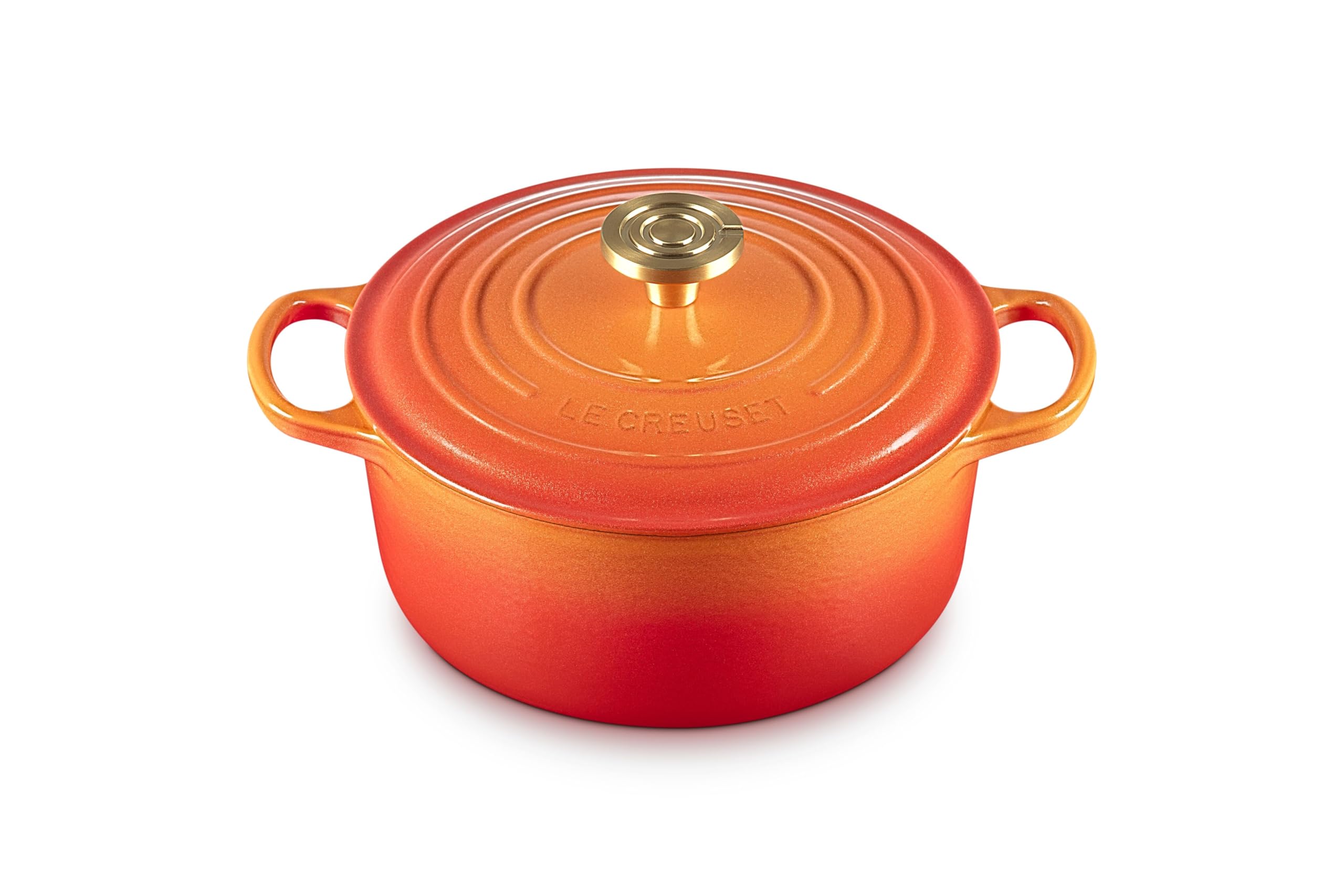 Le Creuset Enameled Cast Iron Signature Round Dutch Oven, 7.25 qt., Cerise