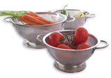 Tovolo Stainless Steel Colander With Looped Handles & Rimmed Footer, Rust-Resistant Pasta Strainer & Veggie Wash, Food Prep Strainer Basket, 2 Quart