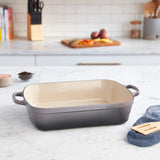 Le Creuset Enameled Cast Iron Signature Rectangular Roaster, 7 qt. (12.8" x 18.7"), Cerise