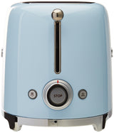 SMEG 2 Slice Toaster with 6 Presets and Defrost Function and Removable Crumb Tray TSF01RDUS, RED