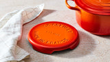 Le Creuset Enameled Cast Iron Signature Trivet, 8.8", Flame