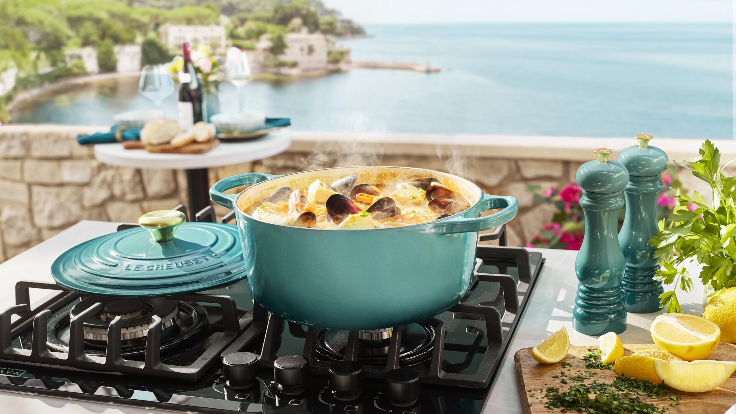 Le Creuset Enameled Cast Iron Signature Round Dutch Oven, 7.25 qt., Cerise