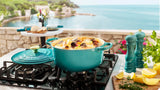 Le Creuset Enameled Cast Iron Signature Round Dutch Oven, 7.25 qt., Cerise