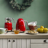 SMEG 50's Retro Style 7 Cup Electric Water Kettle with Automatic Shutoff, Removable Base, and Water Indicator, KLF03CHMUS, Matte Campagne