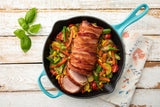 Le Creuset Enameled Cast Iron Signature Iron Handle Skillet, 11.75", Cerise