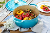 Le Creuset Enameled Cast Iron Signature Round Dutch Oven, 7.25 qt., Cerise